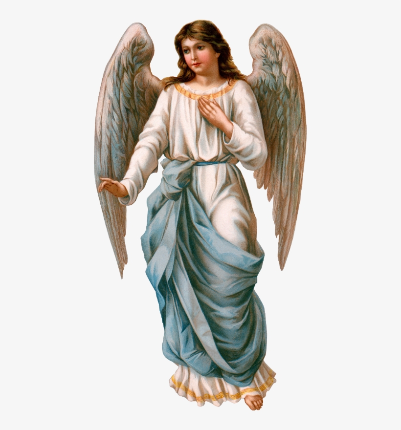 Angel Of God I Think Thee And Victorian Angel Painting Transparent Png 435x800 Free Download On Nicepng