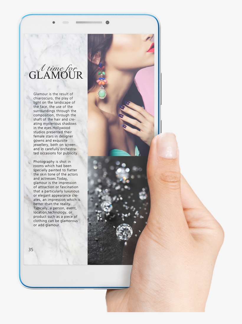 07 Tab3 7plus Adult Female Portrait Browsing 2016 12 - Lenovo Tab 3 Plus Tb 7703x, transparent png download