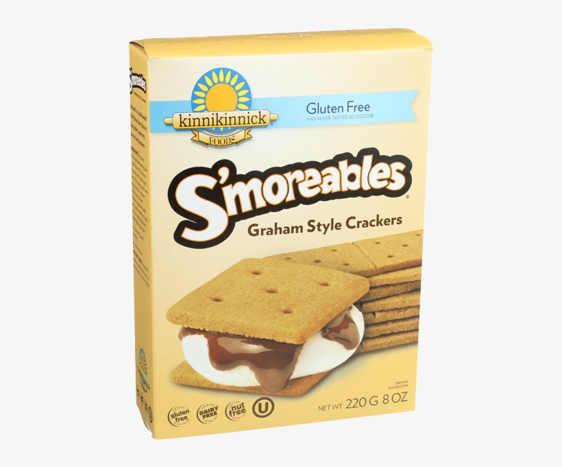 Kinnikinnick Smoreables Graham Style Crackers Gluten - S'more, transparent png download