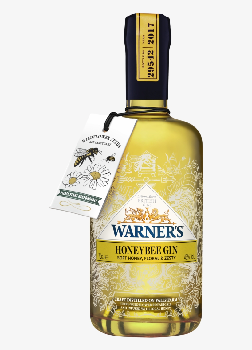 Honeybee Gin - Warner Edwards, transparent png download