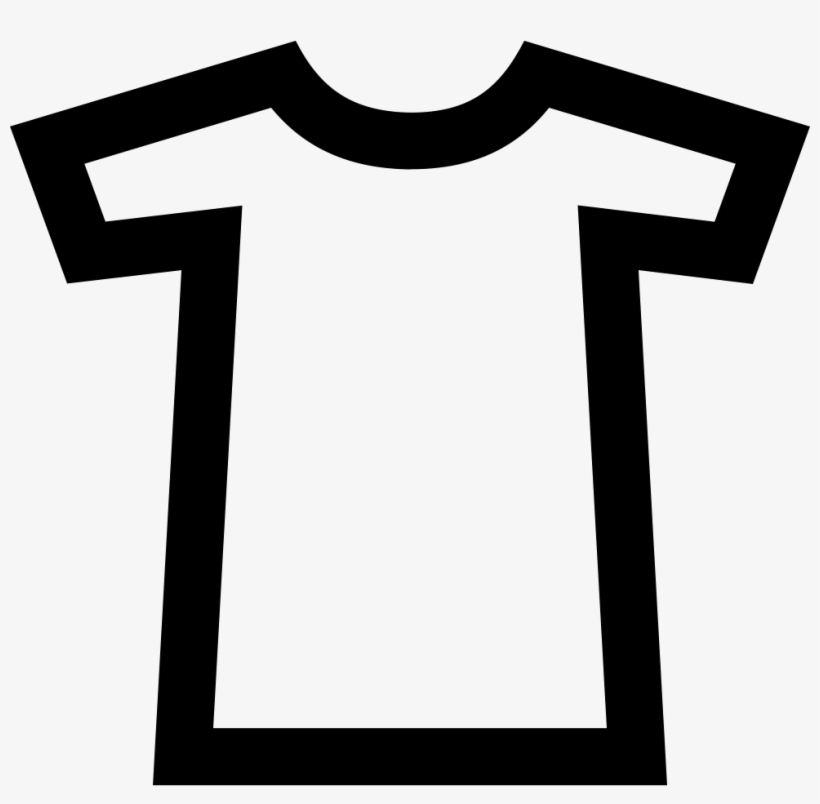 Tshirt Outline Comments - Tshirt Outline Icon, transparent png download