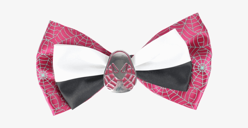 Marvel Spider Gwen Bow Zing Pop Culture - Spider Gwen Hair Bow, transparent png download