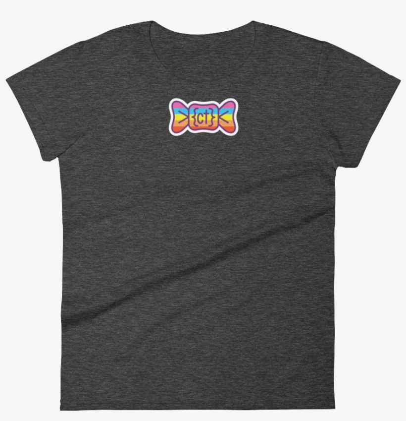 Women's Heather Dark Grey - Santa Cruz Cycling Shirt, transparent png download