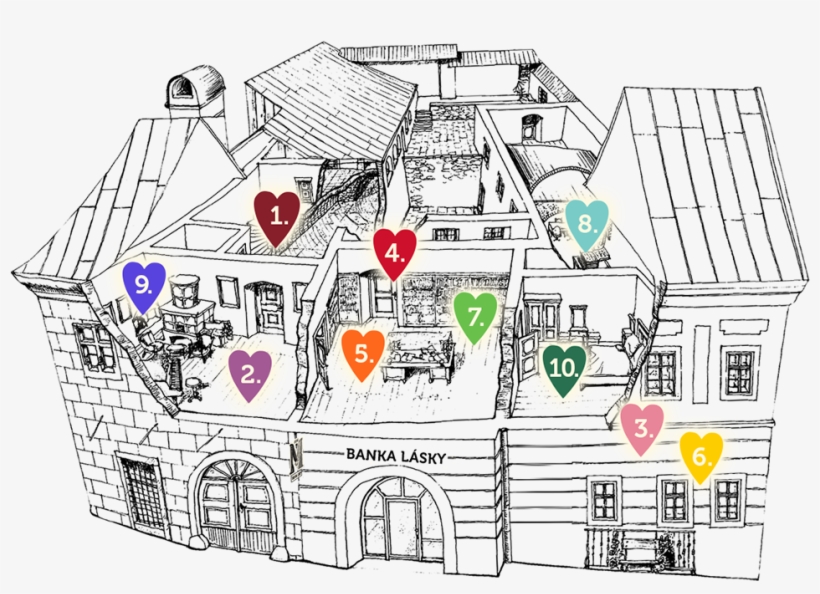 Visit The Love Bank - Technical Drawing, transparent png download