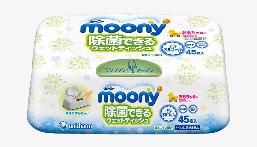 Moony "jokin" Wet Tissues Remove Bacteria, transparent png download