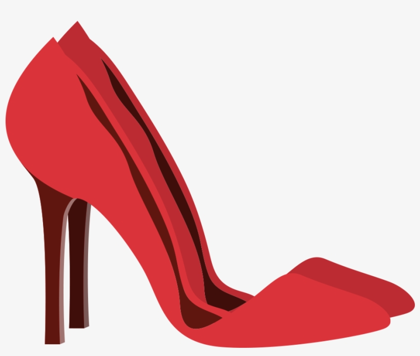 Image Black And White Download Heels Vector Pair Heel - Shoe, transparent png download
