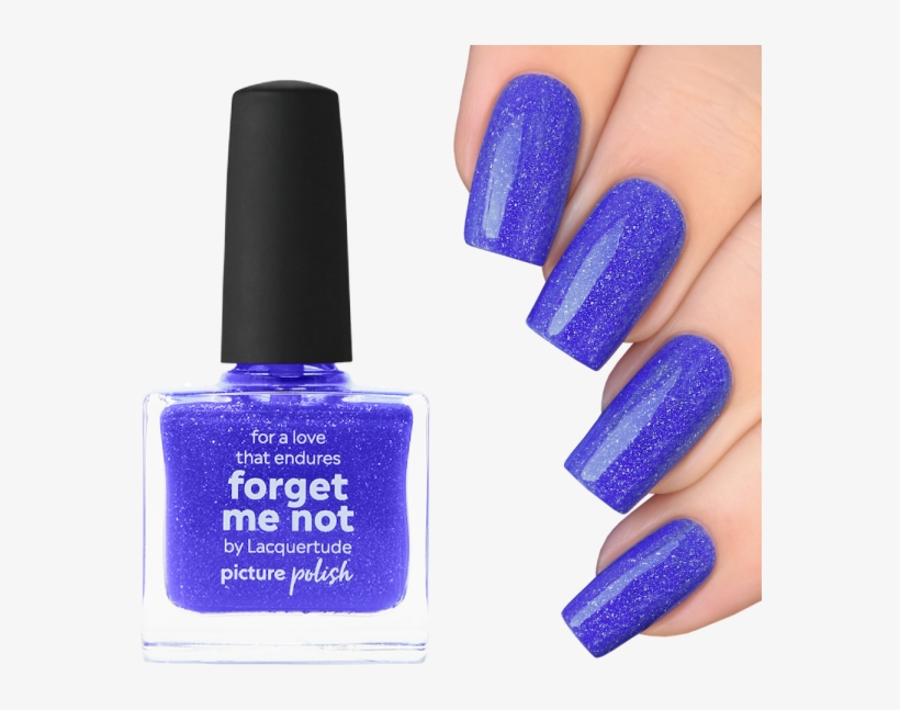 Nail Polish Forget Me Not - Dark Pink Nail Polish Colors, transparent png download