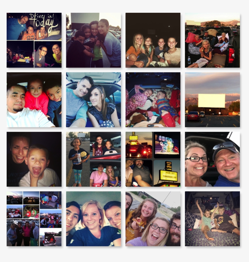 Redwood Drive In Theatre - Collage, transparent png download