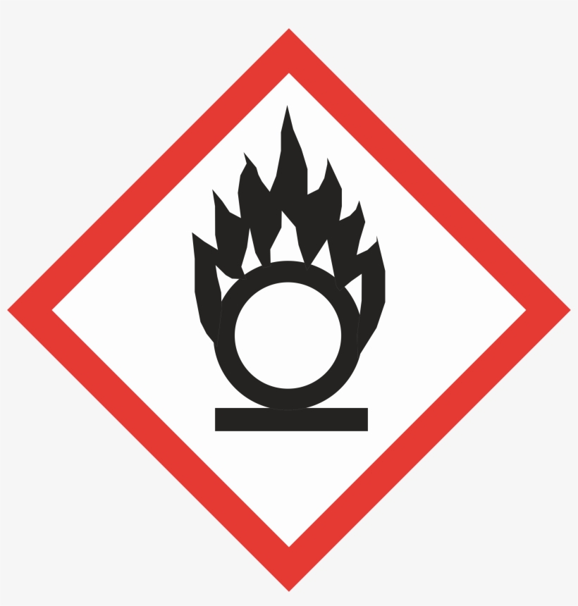 Flame Over Circle - Simbolo Peligro Para La Salud, transparent png download