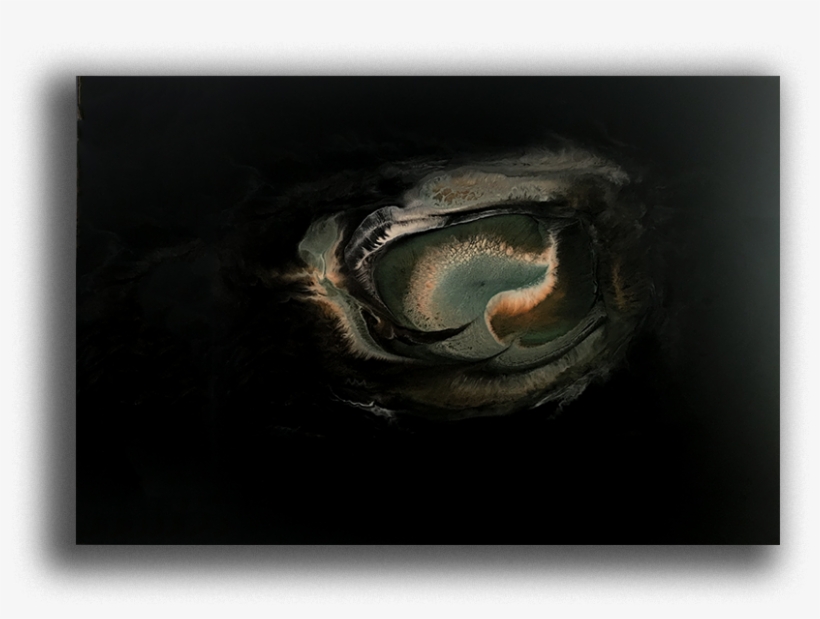 “path Of Nature” Fluid Acrylic Inks/resin Wood Block - Visual Arts, transparent png download