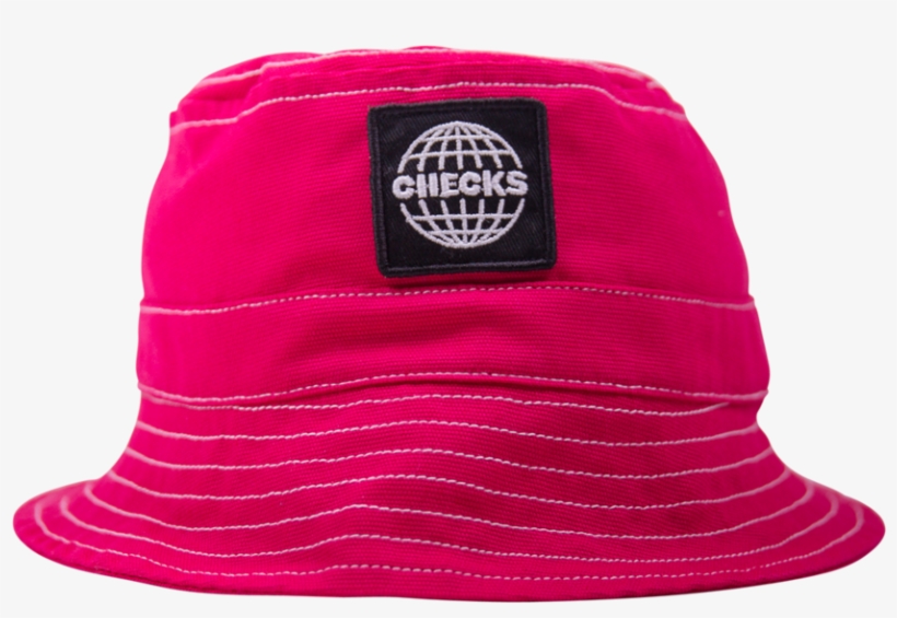 Bucket Hat Fuschia Canvas - Carmine, transparent png download