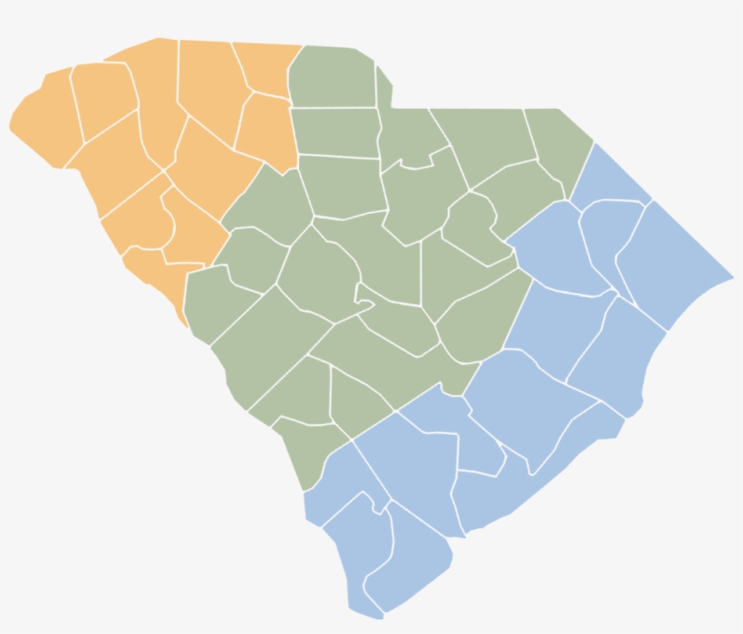X - Map Of Sc Backcountry, transparent png download