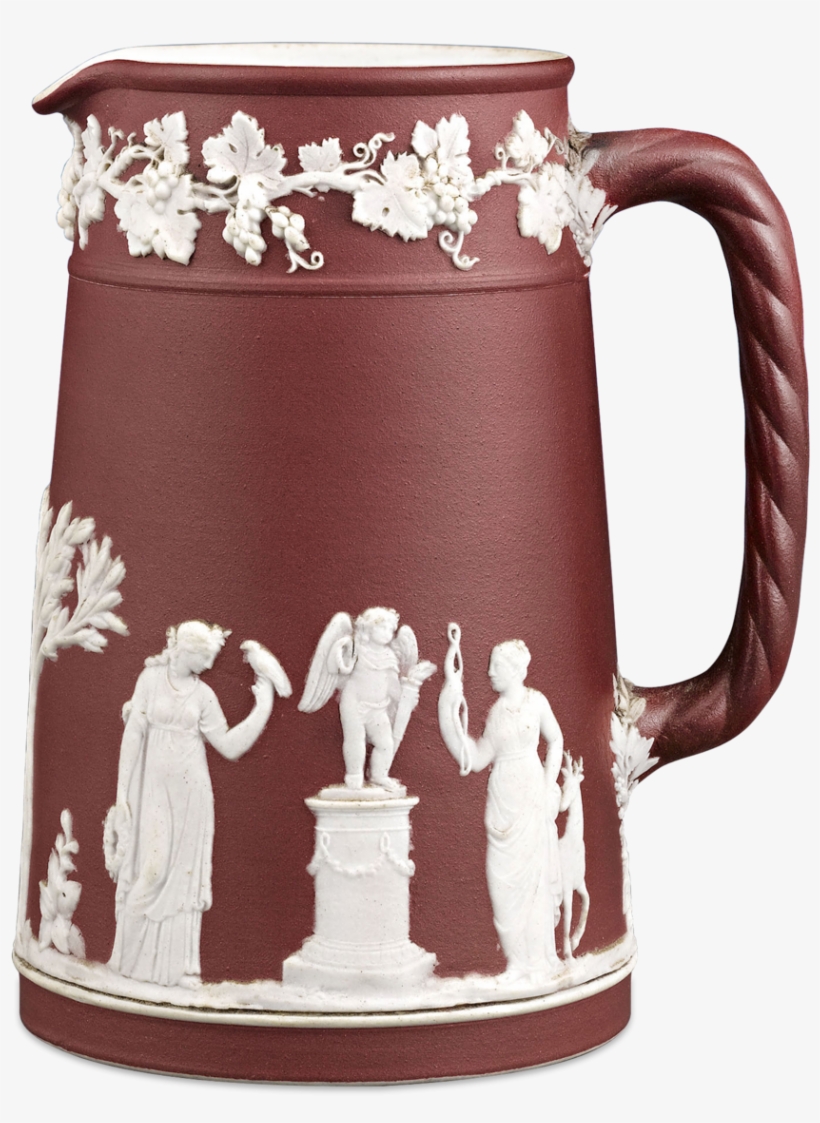 Wedgwood Crimson Jasper Pitcher - Ceramic, transparent png download