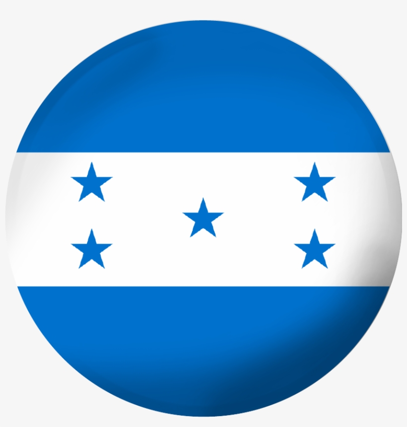 Banderas 05 - Honduras Map With Flag, transparent png download