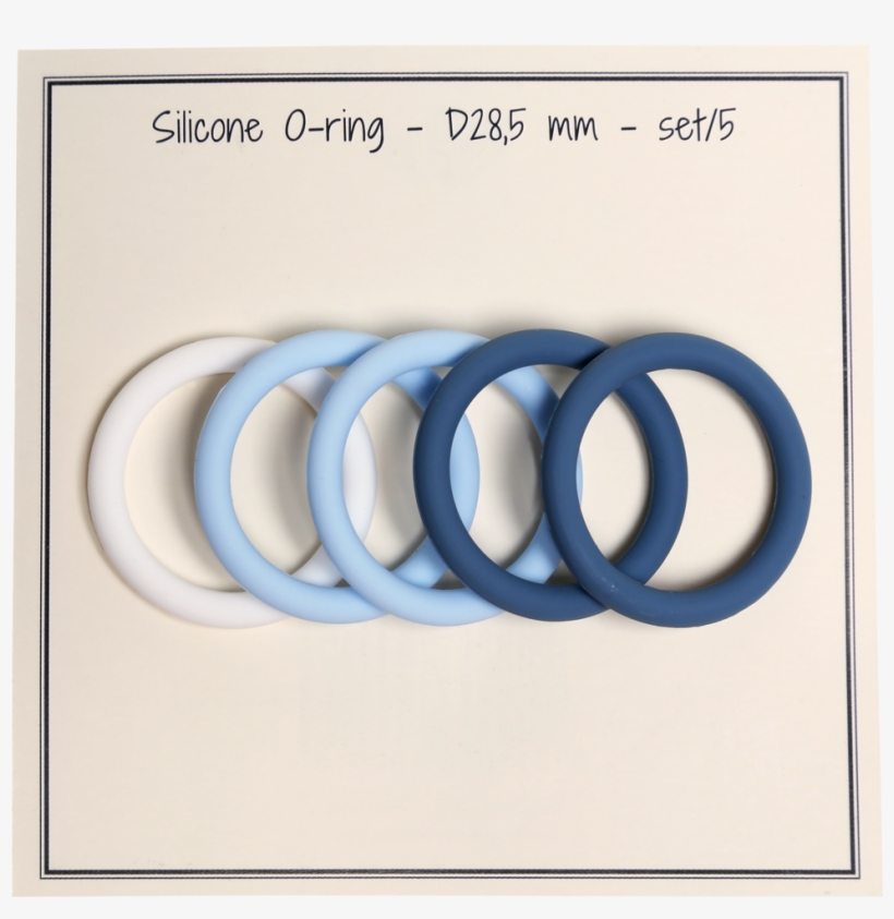 O Ring - Silicone - Set/5 - D28,5 Mm - White/1 - Baby - Circle, transparent png download