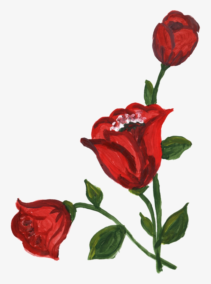 Png File Size - Floral Corner Frame Png, transparent png download