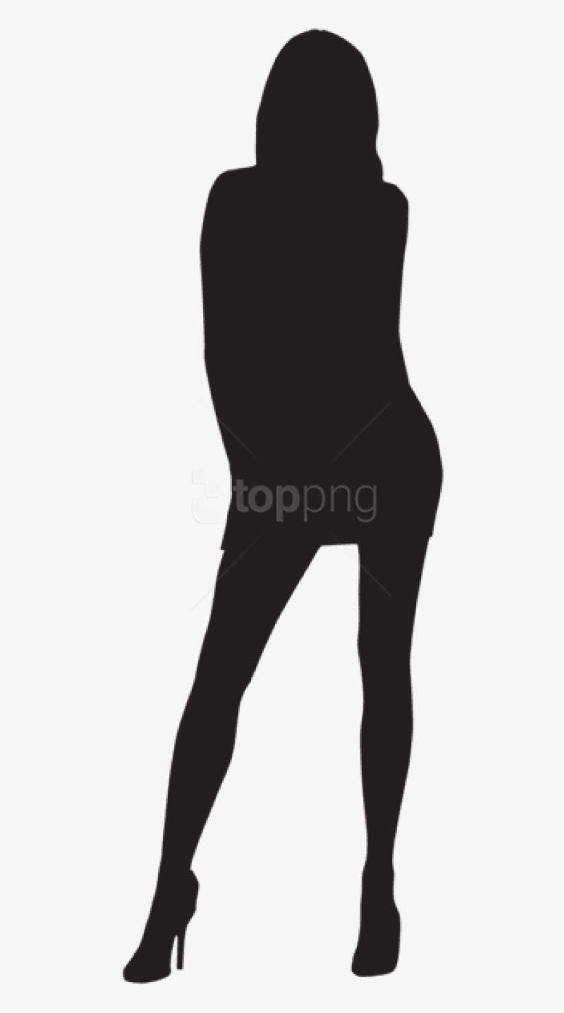 Free Png Beautiful Woman Silhouette Png Png - Clip Art, transparent png download