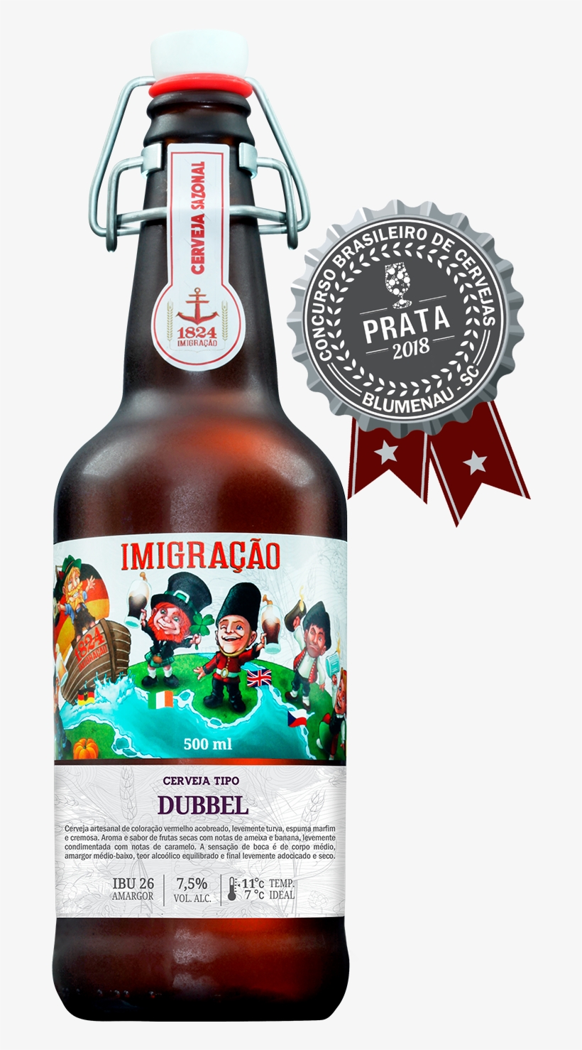 Dubbel Produção Somente Em Junho - Cerveja Imigração, transparent png download