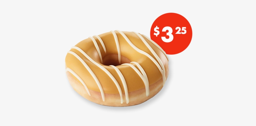 Glazed And Then Dipped In Caramel Truffle And Drizzled - Bun, transparent png download