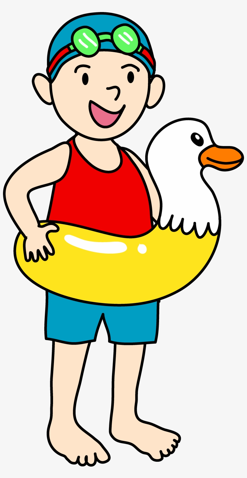 Swimming Clipart Transparent Clip Art Images - Pool Clipart Boy, transparent png download