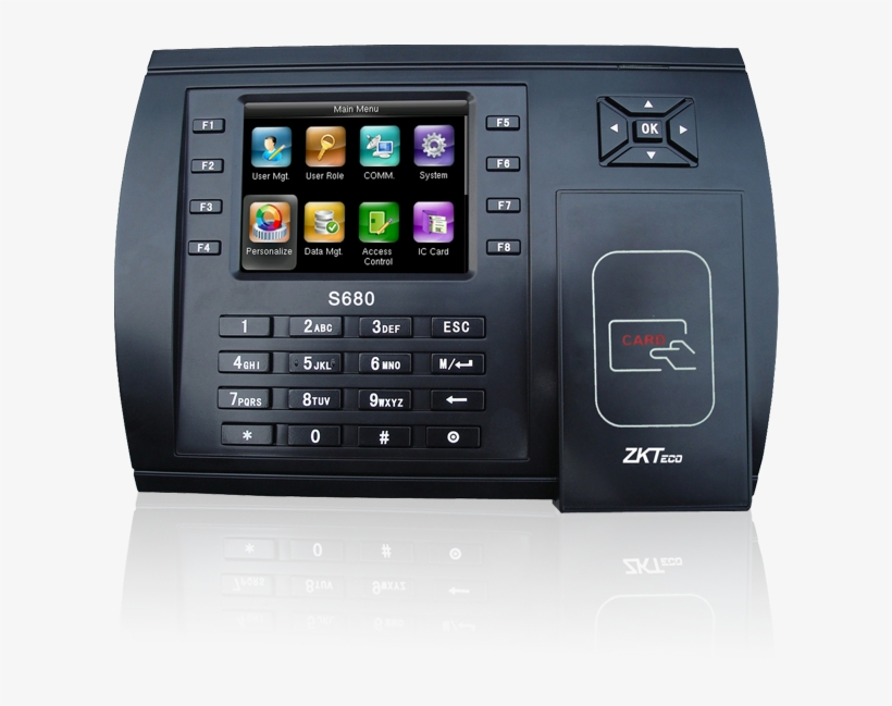 Fingerprint Time & Attendance And Access Control Terminal - Biometric Access Control, transparent png download