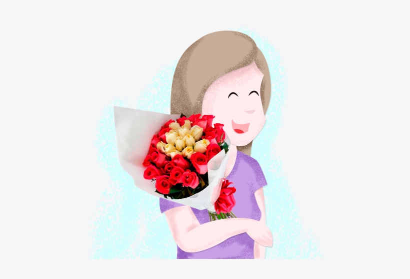 Arreglos Florales A Domicilio En Dffloreria Con Flores - Bouquet, transparent png download