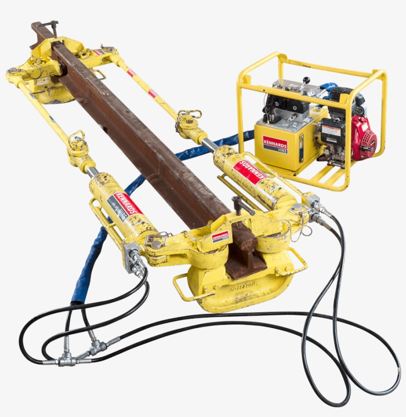 Rail 70t With Hydraulic Power Pack And Hand Pump Selected - Robot, transparent png download