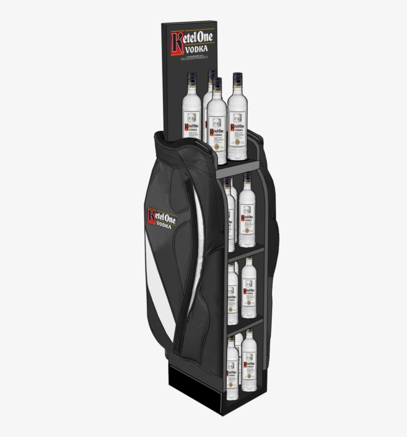 Ketel One Golf Bag Rack - Car Seat, transparent png download
