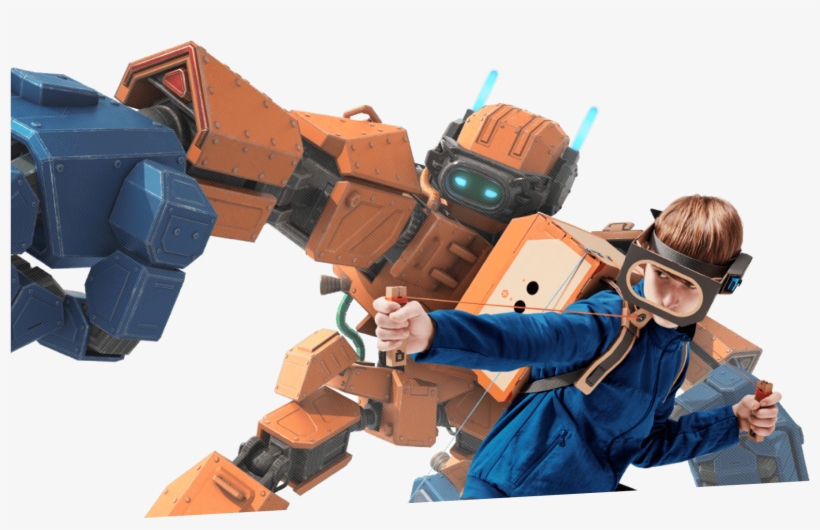Kit Contents - Nintendo Labo Robot Png, transparent png download