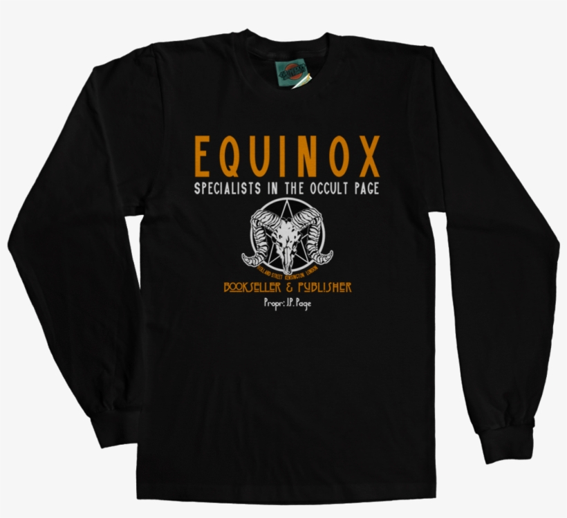 Jimmy Page Led Zeppelin Inspired Equinox Occult T-shirt - Leave The Gun Take The Cannoli Tshirt, transparent png download