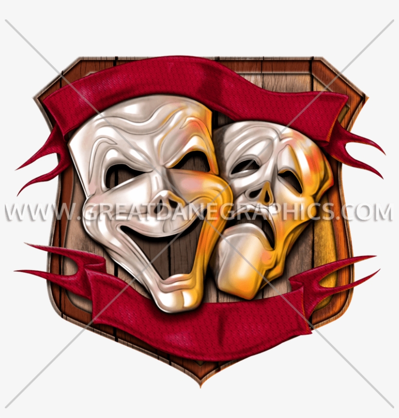 Theater Drama Masks - Mask, transparent png download