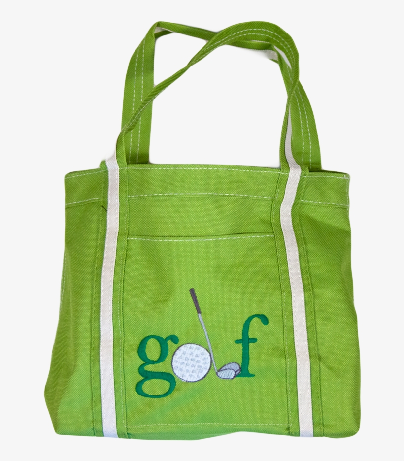 Golf Bag Green - Tote Bag, transparent png download