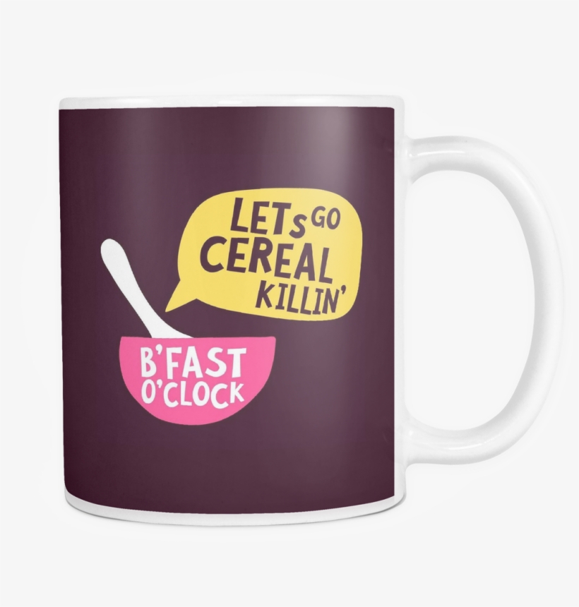 The Breakfast O'clock Mug - Coffee Cup, transparent png download
