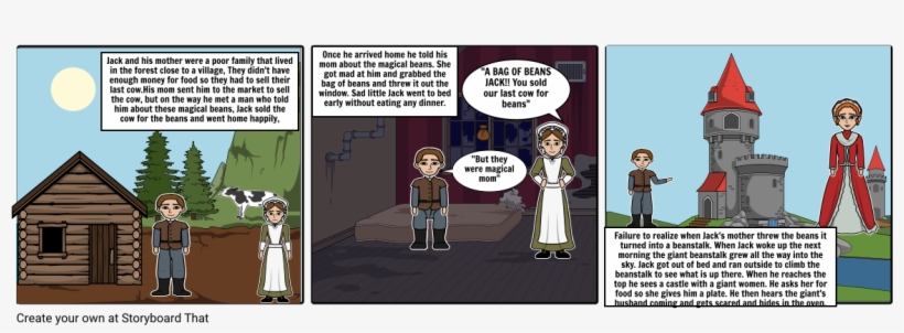 Jack And The Beanstalk - Cartoon, transparent png download