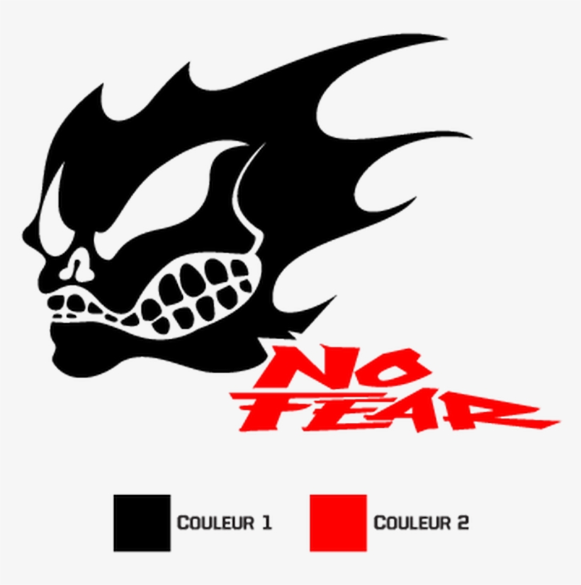 No Fear 3 - No Fear Sticker, transparent png download