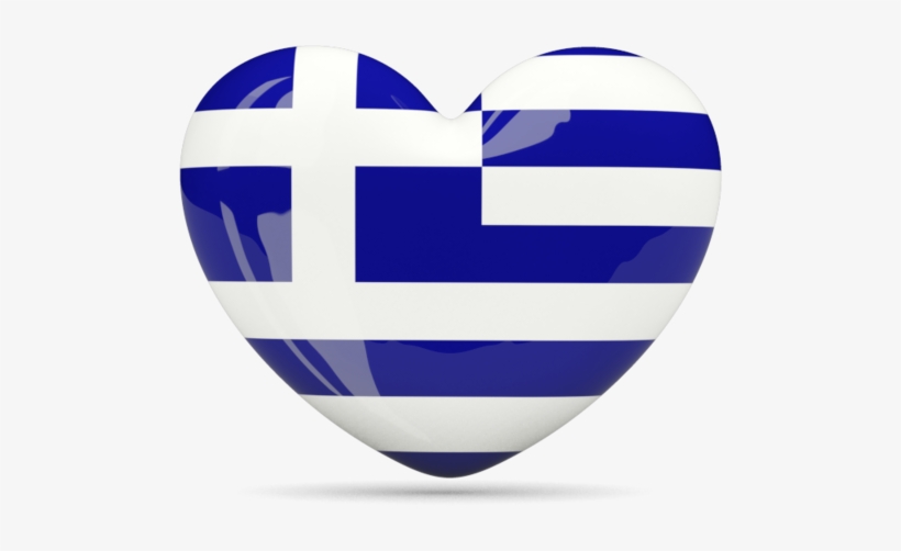Suitcase Icon Png Download - Greek Flag Heart Png, transparent png download