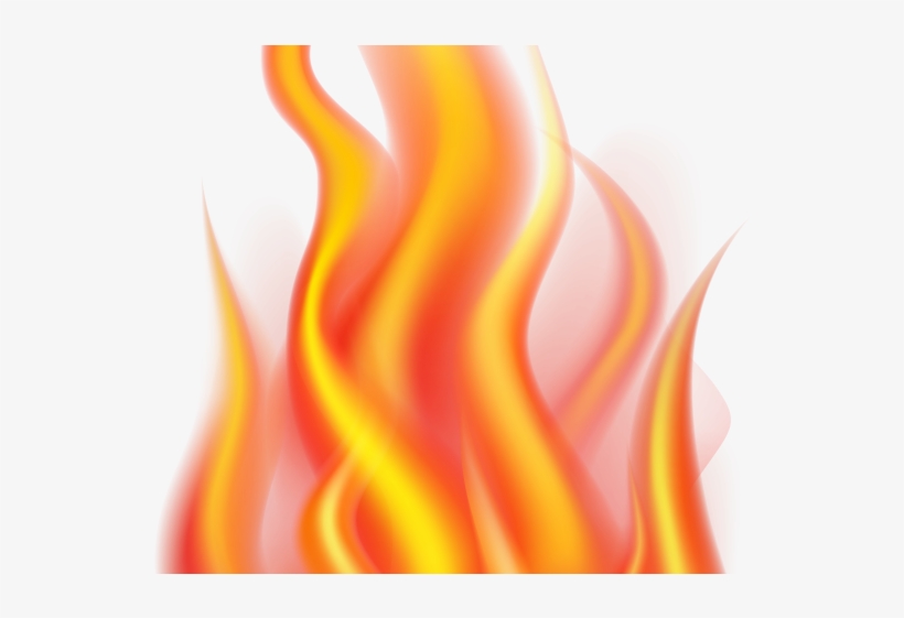 Fire Flames Clipart Motorcycle - Flame, transparent png download