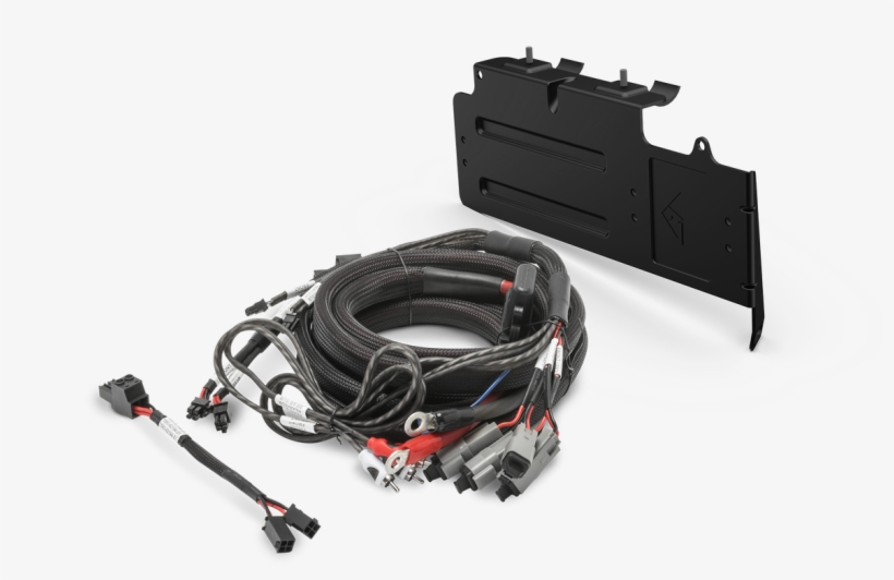 Rockford Fosgate Rfx3-k4 4 Awg Amp Kit For Select Maverick - Can Am Maverick X3 Rockford Fosgate Pmx3, transparent png download