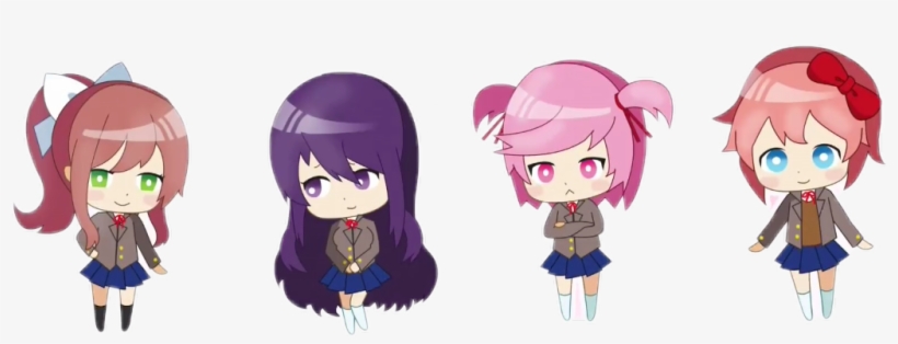 #dokidoki #dokidokiliteratureclub #natsuki #monica - Cartoon, transparent png download