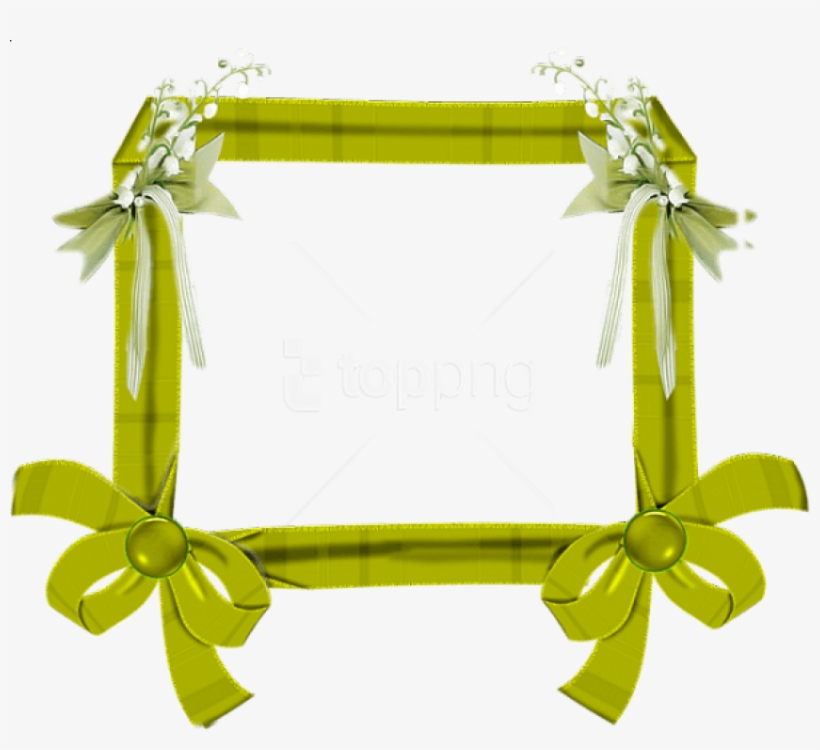 Free Png Best Stock Photos Green Spring Flower Transparent - Spring Frame Background Transparent, transparent png download