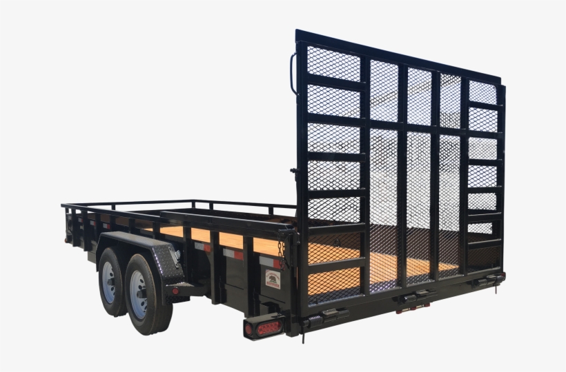 2019 R&j 7'x20' 10k Hd Equipment Trailer - Mesh, transparent png download