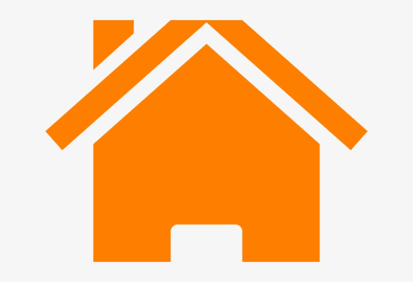 House Clipart Orange - Gold House Clipart, transparent png download