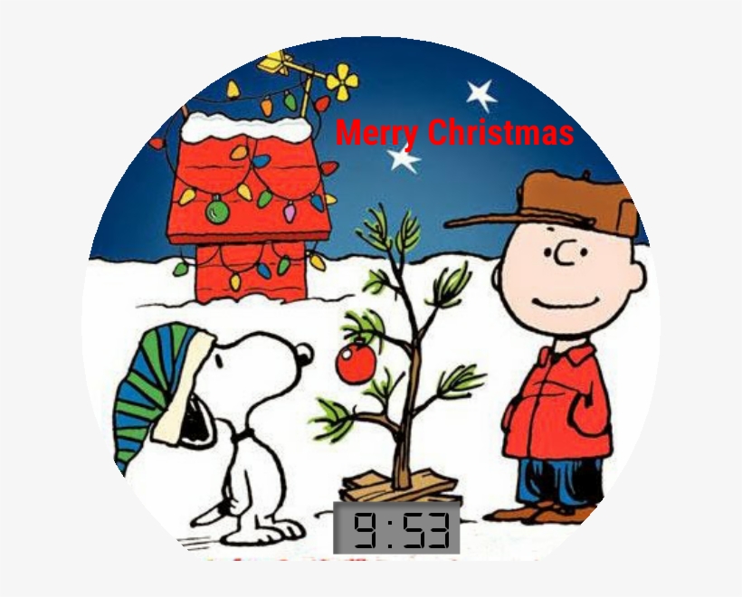 Xmas Brown Watch Face Preview, transparent png download