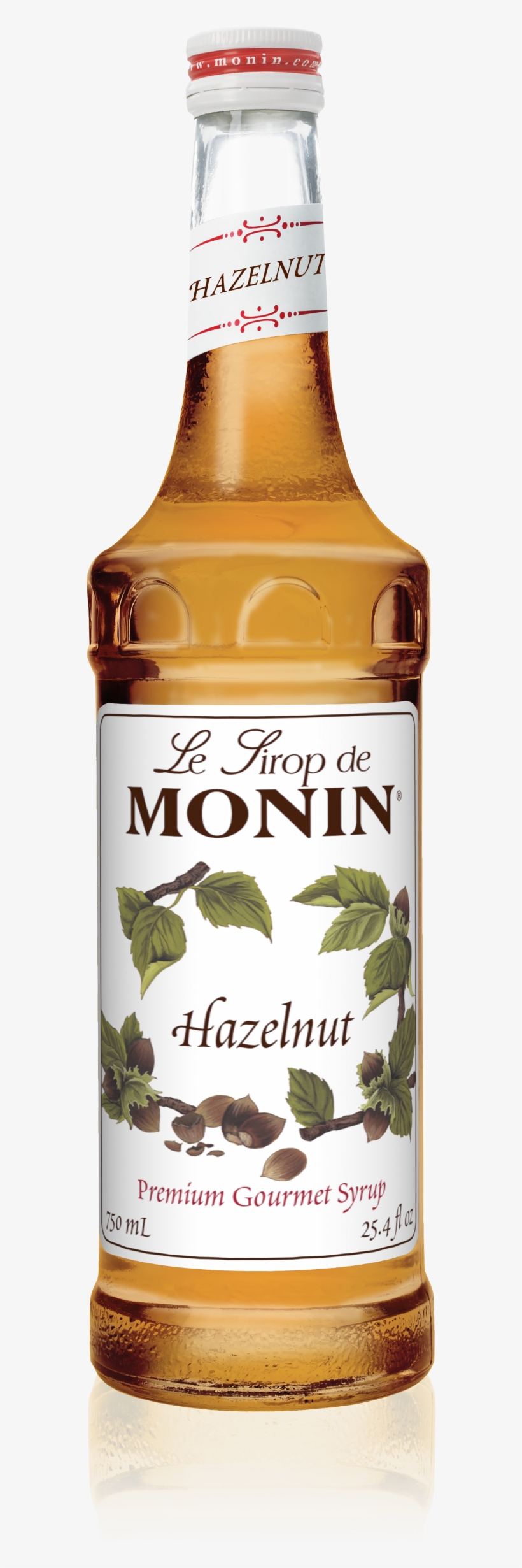 750 Ml Hazelnut Syrup - Monin Hazelnut Syrup, transparent png download