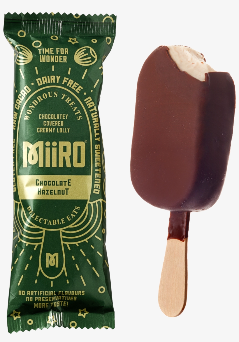 Mirro Chocolate Hazelnut Vegan Lolly - Ice Cream Bar, transparent png download
