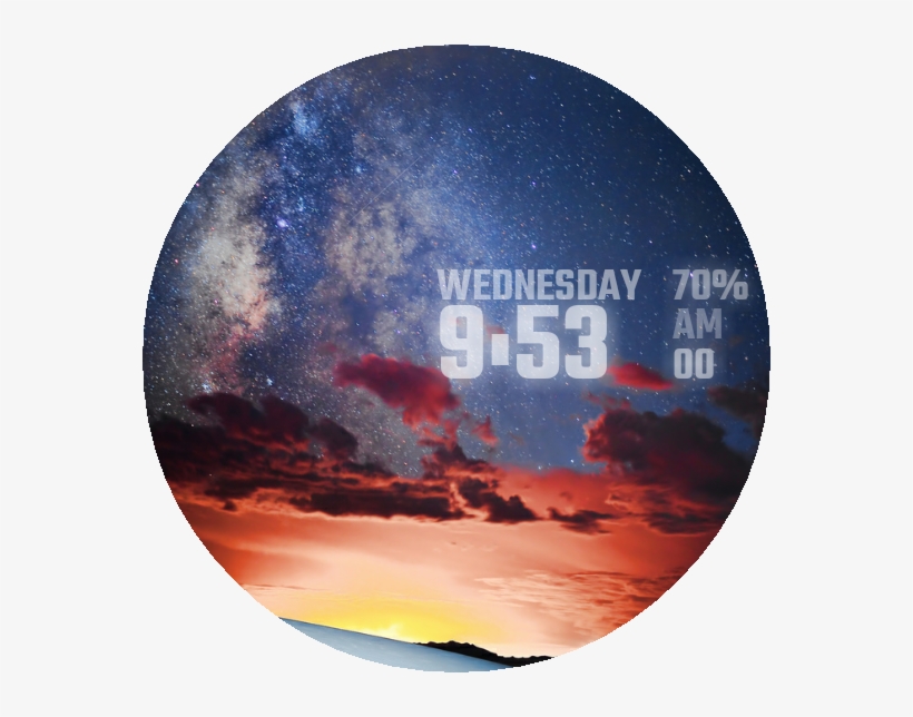 Galaxy Rise Animated Preview, transparent png download