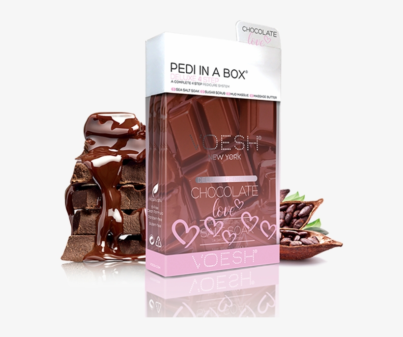 Voesh 4 Step Spa Pedicure - Voesh Chocolate Love, transparent png download