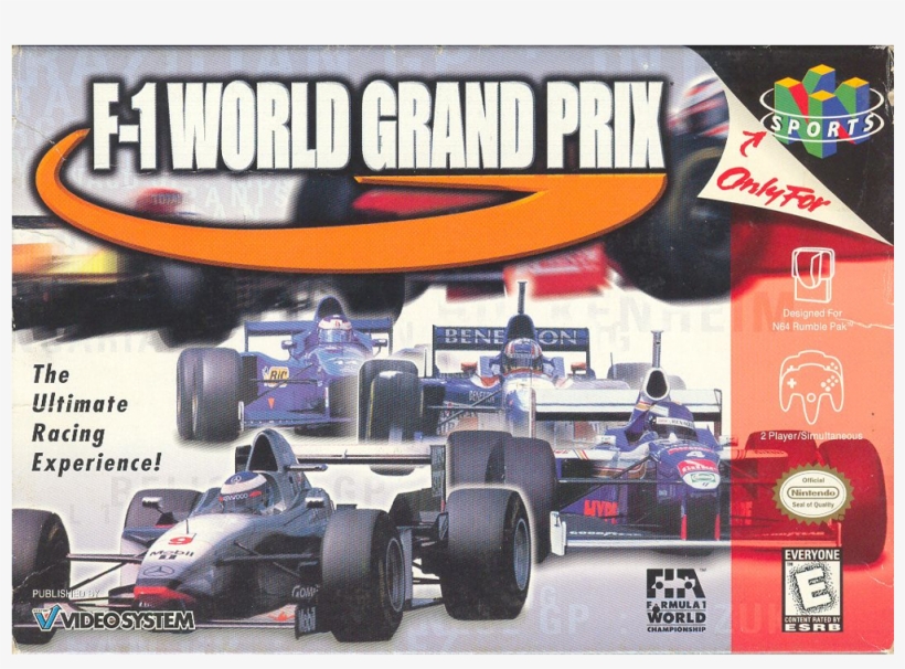 F-1 World Grand Prix N64 - F 1 World Grand Prix Box, transparent png download