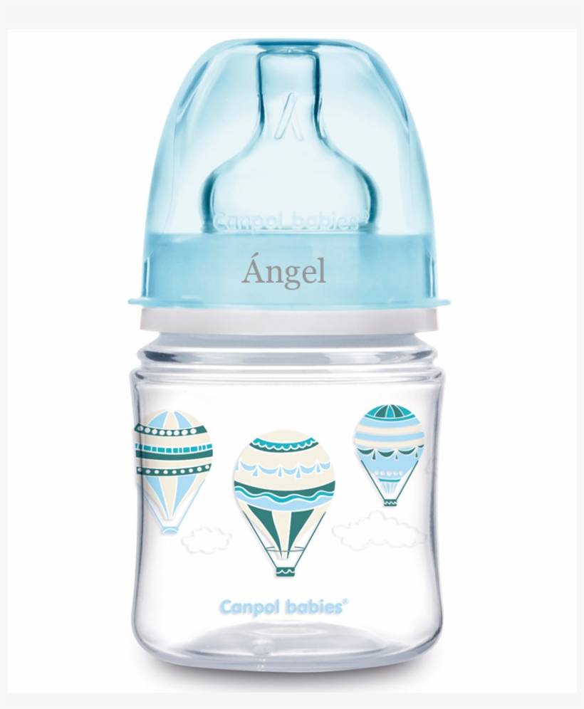 Biberón Personalizado Anticólicos In The Clouds Azul - Canpol Babies Butelka, transparent png download