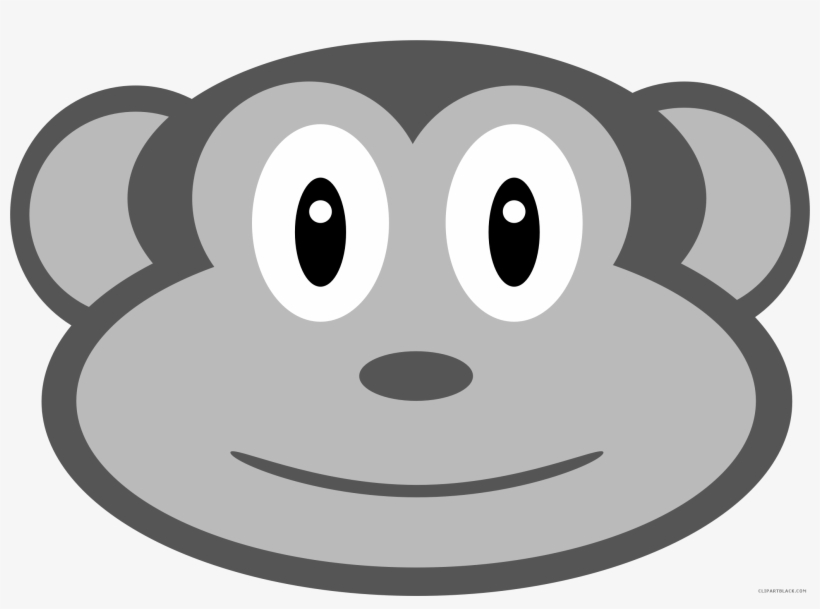 Monkey Face Clipart - Smiley, transparent png download